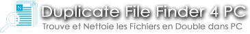 Bannière du site Duplicate File Finder 4 PC