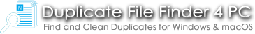 Duplicate File Finder 4 PC Site Banner
