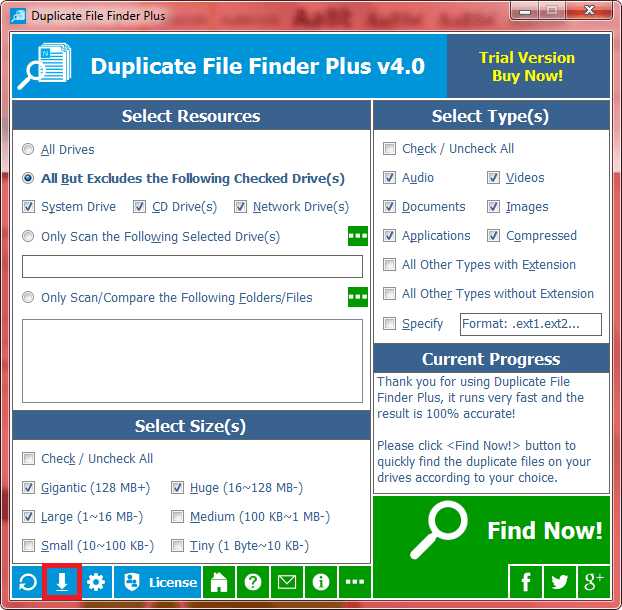 Main Interface of Deleting Duplicate File Product