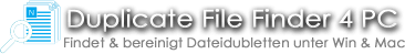 Datei-Doublettenfinder 4 PC Site Banner
