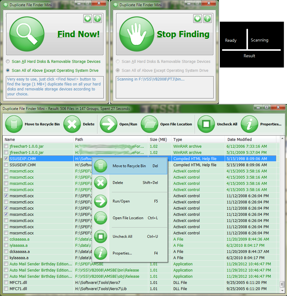 Find duplicate files on windows 7 8 xp and vista 100 freeware